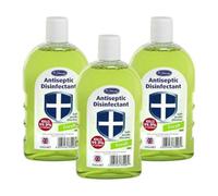Johnsons Dr Johnson Antiseptic Disinfectant 500Ml X 3 - Fresh Fragrance, Multi-Purpose Solution For Household & Personal Use
