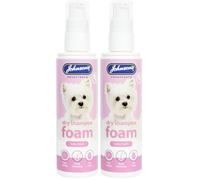 Johnson's Dry Foam Shampoo for Dogs - Baby Fresh Scent, Waterless Cleaning - 150ml (Pack of 2)