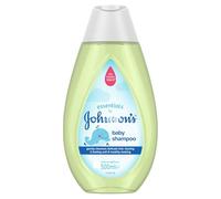Johnsons Essentials Baby Shampoo 500ml Gentle Daily Care for Babies & Newborns Mild Formula for Sensitive Skin & Delicate Hair Leaves Hair Soft, Shiny & Healthy Looking