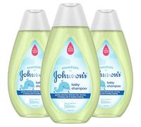 Johnsons Essentials Baby Shampoo 500mlx3 Gentle Daily Care for Babies & Newborns Mild Formula for Sensitive Skin & Delicate Hair Leaves Hair Soft, Shiny & Healthy Looking