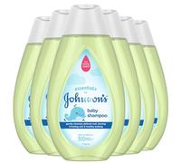 Johnsons Essentials Baby Shampoo 500mlx6 Gentle Daily Care for Babies & Newborns Mild Formula for Sensitive Skin & Delicate Hair Leaves Hair Soft, Shiny & Healthy Looking