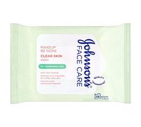 Johnson's Face Care Makeup Be Gone Clear Skin Wipes, 25 Wipes