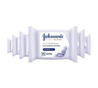 Johnson's Face Care Makeup Be Gone Pampering Wipes (6 x Packs of 25)
