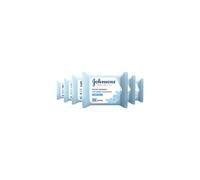 Johnson's Face Care Makeup Moisturising Wipes, Pack of 6 (25 Wipes)