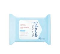 Johnson's Face Care Makeup Moisturising Wipes with coconut water, Pack of 25 Wipes, Packaging May Vary