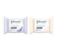 Johnson's Make Up Be Gone 6-Pack (Pampering Wipes and Extra-Sensitive Wipes)