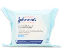 Johnson's Makeup Be Gone 5-in-1 Cleansing Wipes Dry Skin 25 Pack