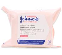Johnson's Makeup Be Gone 5-in-1 Refreshing Cleansing Wipes 25 Pack