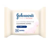 Johnson's Makeup Be Gone Extra-Sensitive Wipes, Pack of 25
