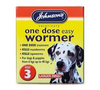 Johnson's One Dose Easy Wormer for Dogs and Puppies, 8 - 40 kg