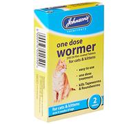 Johnson's One Dose Wormer for Cats and Kittens, 2-Piece