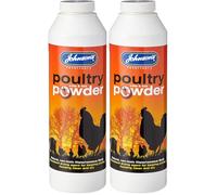 Johnsons Poultry Mite & Lice Powder,White (Pack of 2)