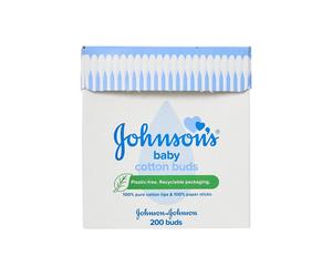 Johnson's Pure Cotton Buds 6 x Tubs of 200