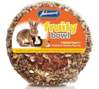 Johnson's Rabbit and Guinea Pig Fruity Bowl - Natural and Healthy Treat - 150g (Pack of 8)