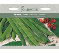 Johnsons Runner Bean Armstrong Stringless Seeds