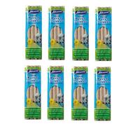 Johnson's Sanded Perch Covers For Small Caged Birds Budgie Finch etc. Helps Clean And Trim Nails. (Grey 8, x1 Pack of 4)