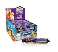 Johnsons Bulk Box Treat 2 Eat Cockatiel /Parrot Fruity Sticks 1x28