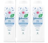 Johnson's Unisex-Baby Powder, 3 Pack (1200g)