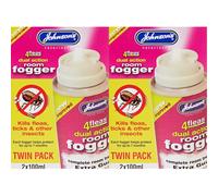 Johnsons Vet 4 Fleas Room Fogger Spray Twin Pack 100 ml, 2 count (Pack of 2)