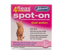 Johnson's Vet 4Fleas Spot On Flea Treatment for Cats & Kittens