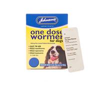 Johnsons One Dose Wormer for Medium Dogs - 2 Tablets