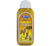 Johnsonand#039;s Veterinary 2-in-1 Manuka Honey Shampoo and Conditioner - 400ml Bottle