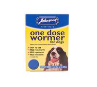 Johnsons Veterinary Dog Easy Dose Wormer - Size 2 Mediumium Breeds 2 Tablets - Pack Of 6