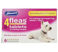 Johnsons 4Fleas Tablets Small Dogs 3 Treatment Pack