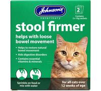 Johnsons Veterinary Products Johnsons Vet Stool Firmer For Cats 2X20G Sachets