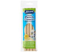 Johnsons Veterinary Products M080 Perch Covers for Budgies, Canaries, 4 Sanded Clear