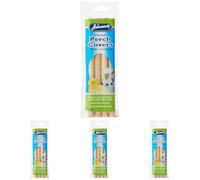 Johnsons Veterinary Products M080 Perch Covers for Budgies, Canaries, 4 Sanded Clear (Pack of 4)
