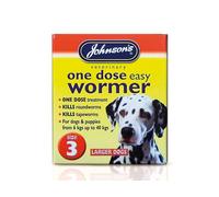 Johnson's Veterinary Worming Treatment for Dogs - Medium and Large Breed Tablets (500mg) - Pack of 4