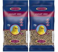 Johnston & Jeff 1kg Canary Favourite Mixed Aviary Bird Seed (Pack of 2)