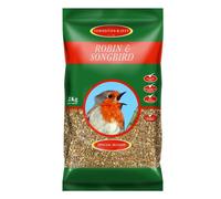 Johnston & Jeff Robin Mix with Insects for Garden Birds - Wild Bird Food - Size: 2kg