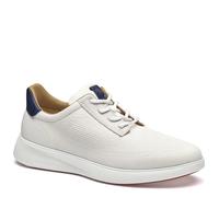 Johnston & Murphy Ackerson Knit Plain Toe, White Knit, 10