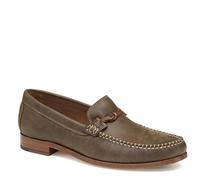 Johnston & Murphy Baldwin Leather Bit Loafer Dress Casual Slip-On Shoe, Brown American Full Grain, 12