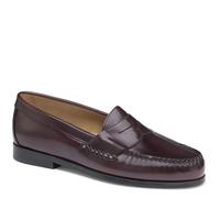 Johnston & Murphy Hayes Penny Slip On Loafer, Burgundy, 12 Wide