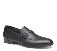 Johnston & Murphy Higgins Bit Loafer, Black Full Grain, 10