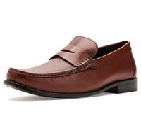Johnston & Murphy Humphrey Penny, Tan Full Grain, 11.5