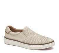 Johnston & Murphy Mcguffey 2 Woven Slip-On, Beige Nubuck, 14