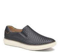 Johnston & Murphy McGuffey 2 Woven Slip-On Shoes, Black, 10.5