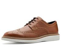 Johnston & Murphy Mens Cason Wingtip, Tan Full Grain, 11