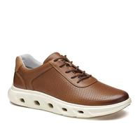 Johnston & Murphy Men's Cruz Perfed U-Throat Sneaker Shoe, Tan Full Grain, 11.5