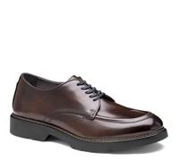 Johnston & Murphy Men's Huxley Moc Toe Oxford, Brown Italian Calfskin, 12 UK
