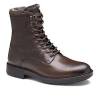 Johnston & Murphy Men's Latham Boot Ankle, Dark Brown Calfskin/Shearling, 10 UK