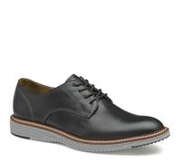 Johnston & Murphy Men's Upton Leather Plain Toe Dress Casual Lace-up Shoe, Black Full Grain, 12