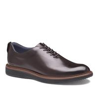 Johnston & Murphy Men's Upton One-Piece Perfed Plain Toe Dress Casual Lace-Up Shoe, Mahogany Full Grain, 9 UK