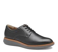 Johnston & Murphy Men's Xc+ Parker Plain Toe Oxford, Black Waterproof Full Grain Leather, 9 Wide