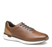 Johnston & Murphy Men's Xc4 Prentiss 2 Embossed Sneaker, Tan Waterproof Full Grain, 9 UK