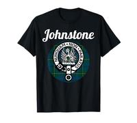Johnstone Clan Scottish Name Coat Of Arms Tartan T-Shirt